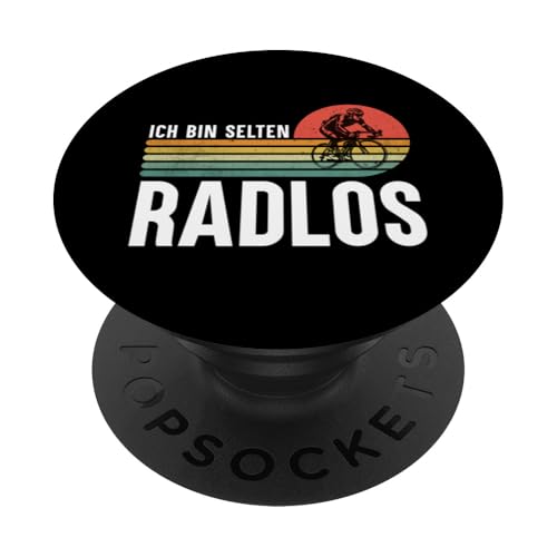 Selten Radlos Fahrrad Radfahren Rennrad E-Bike Mountainbike PopSockets Klebender PopGrip von Lustige Fahrrad Shirts