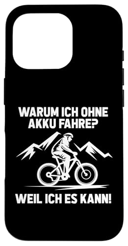 Hülle für iPhone 16 Pro Mountainbike Rennrad E-Bike Radfahren Bike Lustiges Fahrrad von Lustige Fahrradfahrer Geschenke für Radfahrer