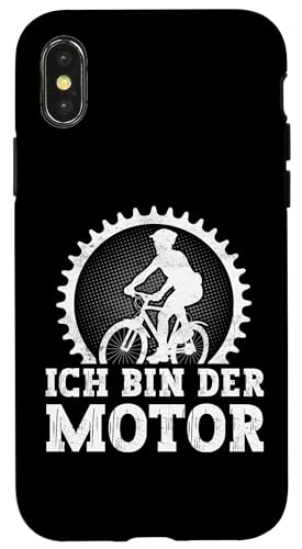 Hülle für iPhone X/XS Mountainbike Rennrad E-Bike Radfahren Bike Lustiges Fahrrad von Lustige Fahrradfahrer Geschenke für Radfahrer