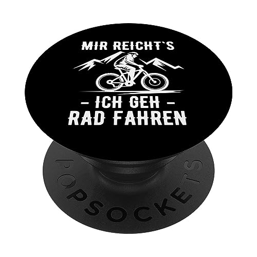 Mountainbike Rennrad E-Bike Radfahren Bike Lustiges Fahrrad PopSockets Klebender PopGrip von Lustige Fahrradfahrer Geschenke für Radfahrer