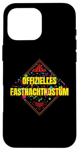 Hülle für iPhone 16 Pro Max Offizielles Fastnachtkostüm Fasching Karneval von Lustige Faschingskostüme für Erwachsene