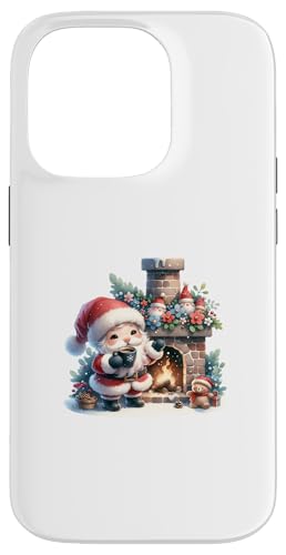 Hülle für iPhone 14 Pro Santa Claus Kaffeepause Weihnachtsmann Kaffee Weihnachten von Lustige Heilig Abend Humor Weihnacht Advent Witz