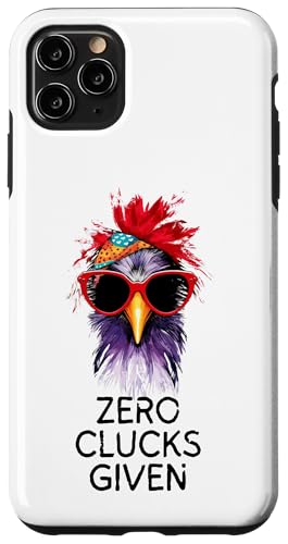 Hülle für iPhone 11 Pro Max Zero Clucks Given ist Chicken Puns ist Chicken Lover ist von Lustige Hühner-Wortspiel-Shirts