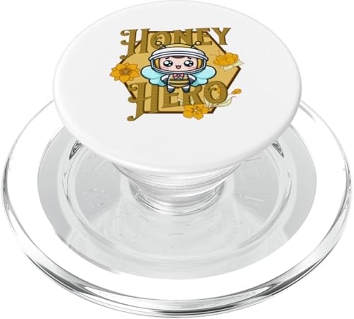 Honig Held Imker Superheld Superbiene Biene PopSockets PopGrip für MagSafe von Lustige Imker Bienen