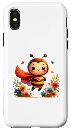 Hülle für iPhone X/XS Honig Held Imker Superheld Superbiene Biene von Lustige Imker Bienen