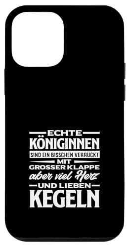 Hülle für iPhone 12 mini Echte Königinnen Lieben Kegeln Mit Herz von Lustige Kegeln Designs für Kegelclub Geschenke