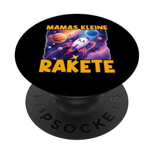 Mamas kleine Rakete Lustiges Kinder Jungen Mädchen PopSockets Klebender PopGrip von Lustige Kinder Mode Jungen Mädchen Geschenkideen