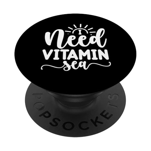 I Need Vitamin Sea PopSockets Klebender PopGrip von Lustige Kreuzfahrtschiff Geschenk & Souvenir