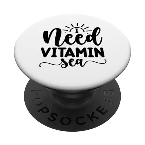 I Need Vitamin Sea PopSockets Klebender PopGrip von Lustige Kreuzfahrtschiff Geschenk & Souvenir