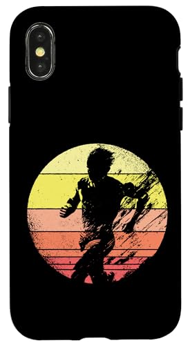 Laufsport Marathon Sunset Läufer Joggen Jogger Hülle für iPhone X/XS von Lustige Laufsport Designs Läufer Geschenkidee