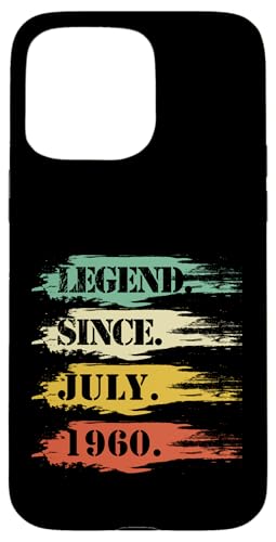 Geburtstags Design Legendär seit Juli 1960 Retro Hülle für iPhone 15 Pro Max von Lustige Legendäre Geburtstags Designs