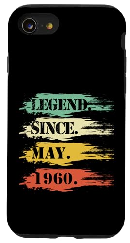 Geburtstags Design Legendär seit Mai 1960 Retro Hülle für iPhone SE (2020) / 7 / 8 von Lustige Legendäre Geburtstags Designs