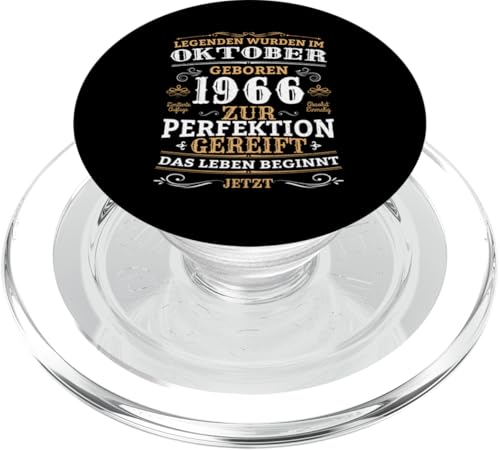 Geburtstags Design Legenden wurden im Oktober 1966 geboren PopSockets PopGrip für MagSafe von Lustige Legendäre Geburtstags Designs