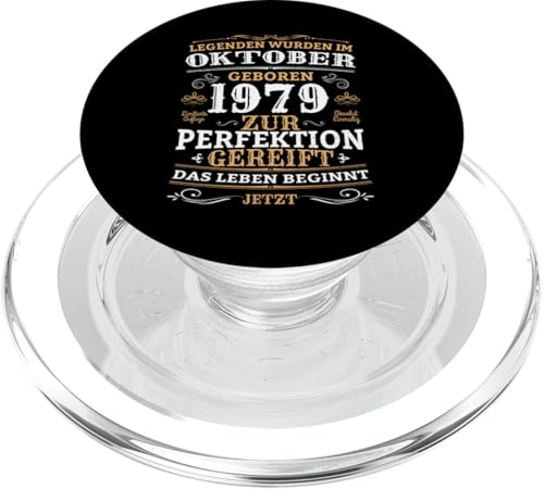 Geburtstags Design Legenden wurden im Oktober 1979 geboren PopSockets PopGrip für MagSafe von Lustige Legendäre Geburtstags Designs