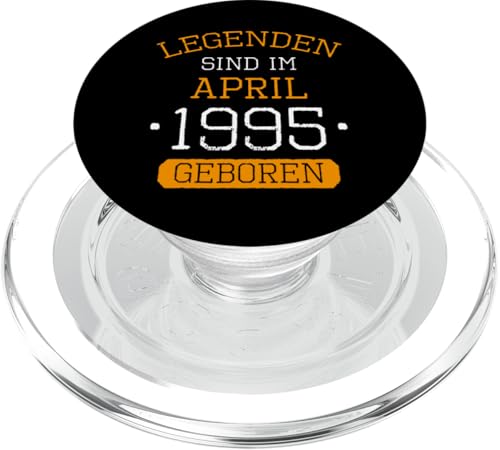 Legenden Sind Im April 1995 Geboren Geburtstag Jahrgang PopSockets PopGrip für MagSafe von Lustige Legendäre Geburtstags Vintage April