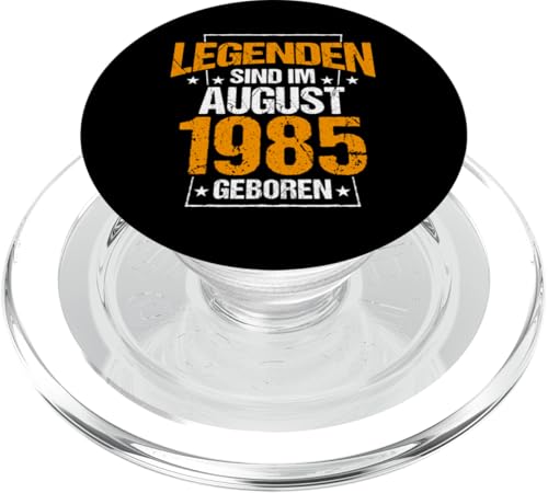 Legenden Sind Im August 1985 Geboren Geburtstag Jahrgang PopSockets PopGrip für MagSafe von Lustige Legendäre Geburtstags Vintage August