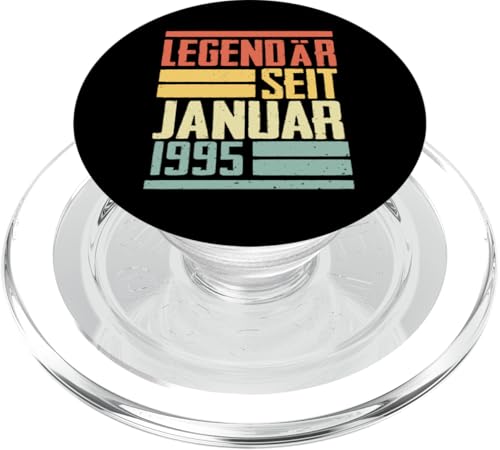 Legendär Seit Januar 1995 Geboren Geburtstag Jahrgang PopSockets PopGrip für MagSafe von Lustige Legendäre Geburtstags Vintage Januar