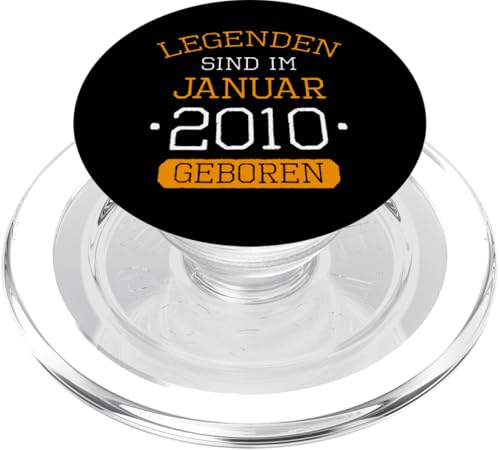 Legenden Sind Im Januar 2010 Geboren Geburtstag Jahrgang PopSockets PopGrip für MagSafe von Lustige Legendäre Geburtstags Vintage Januar