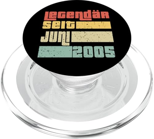 Legendär Seit Juni 2005 Geboren Geburtstag Jahrgang PopSockets PopGrip für MagSafe von Lustige Legendäre Geburtstags Vintage Juni