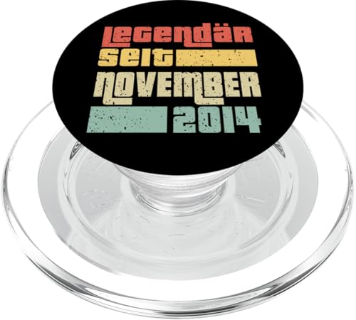 Legendär Seit November 2014 Geboren Geburtstag Jahrgang PopSockets PopGrip für MagSafe von Lustige Legendäre Geburtstags Vintage November