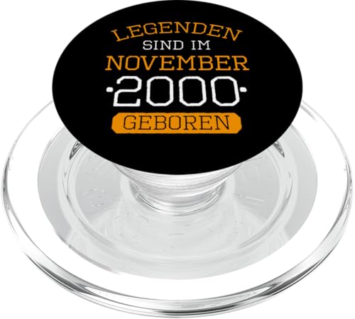 Legenden Sind Im November 2000 Geboren Geburtstag Jahrgang PopSockets PopGrip für MagSafe von Lustige Legendäre Geburtstags Vintage November