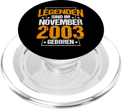 Legenden Sind Im November 2003 Geboren Geburtstag Jahrgang PopSockets PopGrip für MagSafe von Lustige Legendäre Geburtstags Vintage November