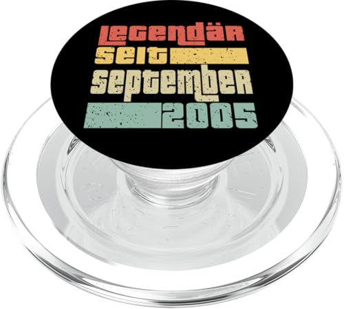 Legendär Seit September 2005 Geboren Geburtstag Jahrgang PopSockets PopGrip für MagSafe von Lustige Legendäre Geburtstags Vintage September