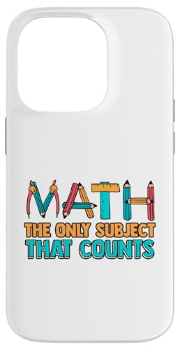 Hülle für iPhone 14 Pro Math Subject That Counts Referendar Lehrerin Pädagoge Lehrer von Lustige Lehrer Kostüm Geschenke für Lehrerinnen