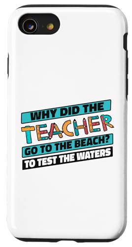 Hülle für iPhone SE (2020) / 7 / 8 Test The Water Pädagoge Referendar Lehrerin Lehrer von Lustige Lehrer Outfit Geschenke für Lehrerinnen