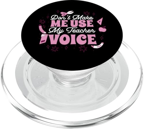 My Teacher Voice Pädagoge Referendar Lehrerin Lehrer PopSockets PopGrip für MagSafe von Lustige Lehrer Outfit Geschenke für Lehrerinnen