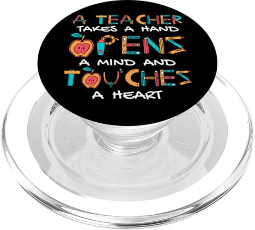 Teacher Takes A Hand Referendar Lehrerin Pädagoge Lehrer PopSockets PopGrip für MagSafe von Lustige Lehrer Outfit Geschenke für Lehrerinnen