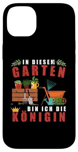 Hülle für iPhone 14 Plus In Diesem Garten Bin Ich Die Königin Gärtner Frauen Damen von Lustige Pflanze Gärten Gartenarbeit Kleidung