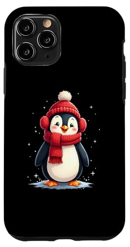 Hülle für iPhone 11 Pro Süßer Pinguin Weihnachtsoutfit Weihnachten Pinguine von Lustige Pinguine Weihnachten Outfit Shop