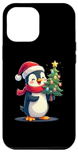 Hülle für iPhone 12 Pro Max Süßer Pinguin Weihnachtsbaum Xmas Weihnachten Pinguine von Lustige Pinguine Weihnachten Outfit Shop