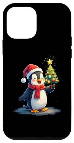 Hülle für iPhone 12 mini Süßer Pinguin Weihnachtsbaum Xmas Weihnachten Pinguine von Lustige Pinguine Weihnachten Outfit Shop