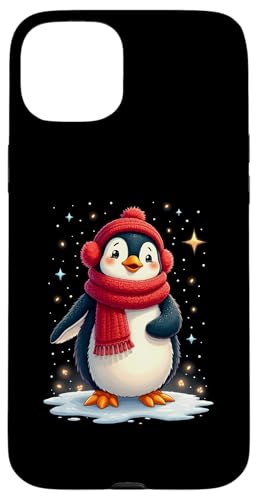 Hülle für iPhone 15 Plus Süßer Pinguin Weihnachtsoutfit Weihnachten Pinguine von Lustige Pinguine Weihnachten Outfit Shop