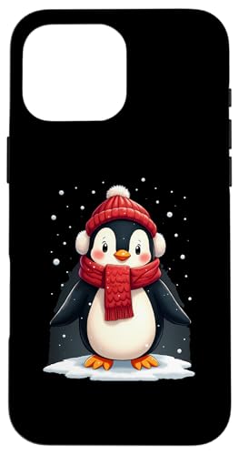 Hülle für iPhone 16 Pro Max Süßer Pinguin Weihnachtsoutfit Weihnachten Pinguine von Lustige Pinguine Weihnachten Outfit Shop