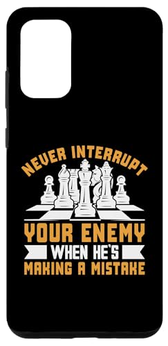 Hülle für Galaxy S20+ Never Interrupt Your Enemy When He's Making A Mistake von Lustige Schachspieler Geschenke & Kleidung Chess