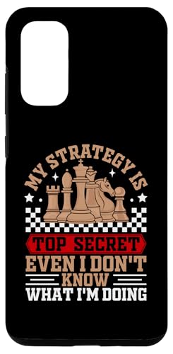 Hülle für Galaxy S20 My Strategy Is Top Secret Even I Don't Know What Im Doing von Lustige Schachspieler Geschenke & Kleidung Chess