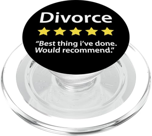 Divorce - Best Thing I've Done Lustiges Scheidungs PopSockets PopGrip für MagSafe von Lustige Scheidungs Geschenke für Frauen & Männer