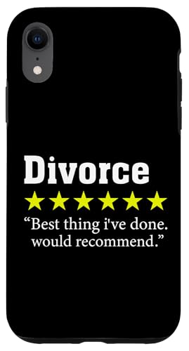 Hülle für iPhone XR Divorce - Best Thing I've Done Would Recommend Scheidungs von Lustige Scheidungs Geschenke für Frauen & Männer