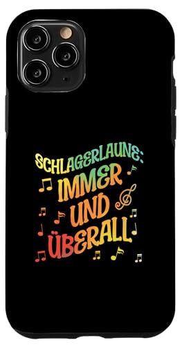 Hülle für iPhone 11 Pro Schlagerlaune Immer Und Überall Musik Festival Schlager von Lustige Schlager Sprüche Schlagerparty Geschenk