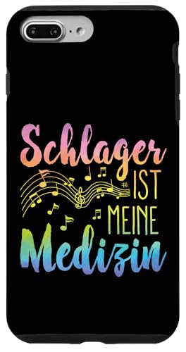 Schlager Ist Meine Medizin Mottoparty Schlagermusik Hülle für iPhone 7 Plus/8 Plus von Lustige Schlager Sprüche Schlagerparty Geschenk