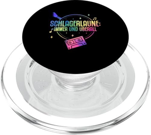 Schlagerlaune Immer Und Überall Musik Festival Schlager PopSockets PopGrip für MagSafe von Lustige Schlager Sprüche Schlagerparty Geschenk