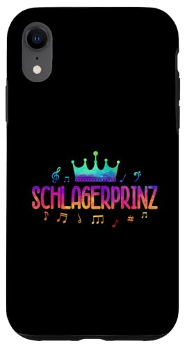 Schlagerprinz Schlageroutfit Partnerlook Schlagermusik Hülle für iPhone XR von Lustige Schlager Sprüche Schlagerparty Geschenk