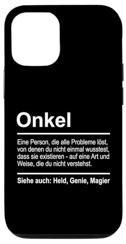 Hülle für iPhone 12/12 Pro Onkel von Lustige Shirts & Geschenke