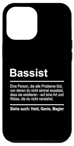 Hülle für iPhone 13 Pro Max Bassist von Lustige Shirts & Geschenke