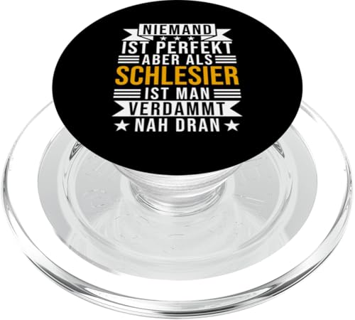 Schlesier Spruch Lustig Schlesien PopSockets PopGrip für MagSafe von Lustige Shirts & Geschenke