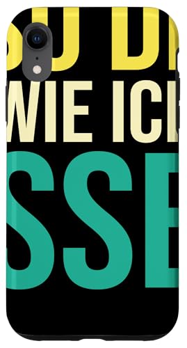 Hülle für iPhone XR Guck Nicht Bin So Drauf Wie Ich Aussehe von Lustige Sprüche Büro Kollegen