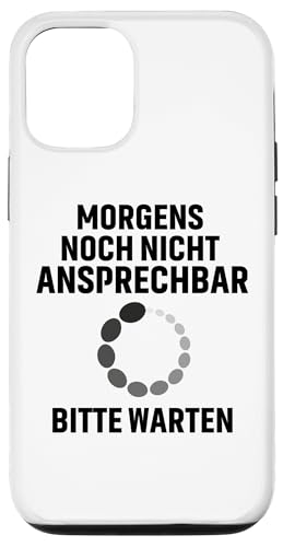 Hülle für iPhone 14 Pro Morgenmuffel Lustiger Spruch Langschläfer von Lustige Sprüche Zitate für Erwachsene